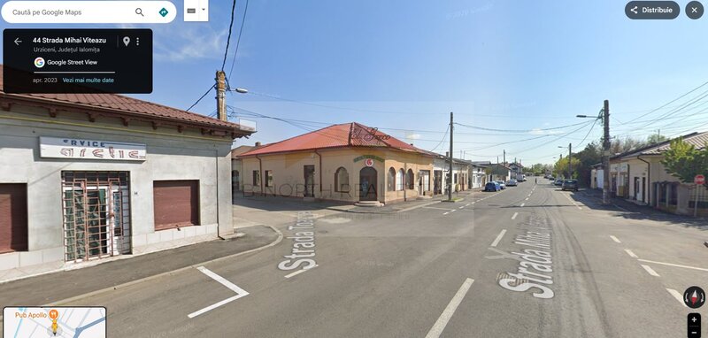 Urziceni, spatiu comercial in centrul vechi, cladire stradala de colt, 288 mp.